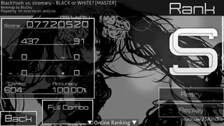 Black & White osu skin,Black & White osu skin,