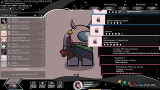 AMONG OSU osu skin,AMONG OSU osu skin,