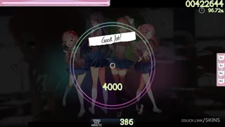 Monika (DDLC) osu skin,Monika (DDLC) osu skin,doki doki literature club! osu skin,monika osu skin,