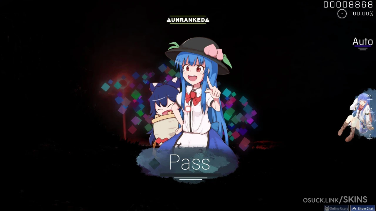 Screenshot of Clinawi (Tenshi Skin Touhou) v1.0