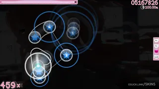Natsuki (DDLC) osu skin,Natsuki (DDLC) osu skin,