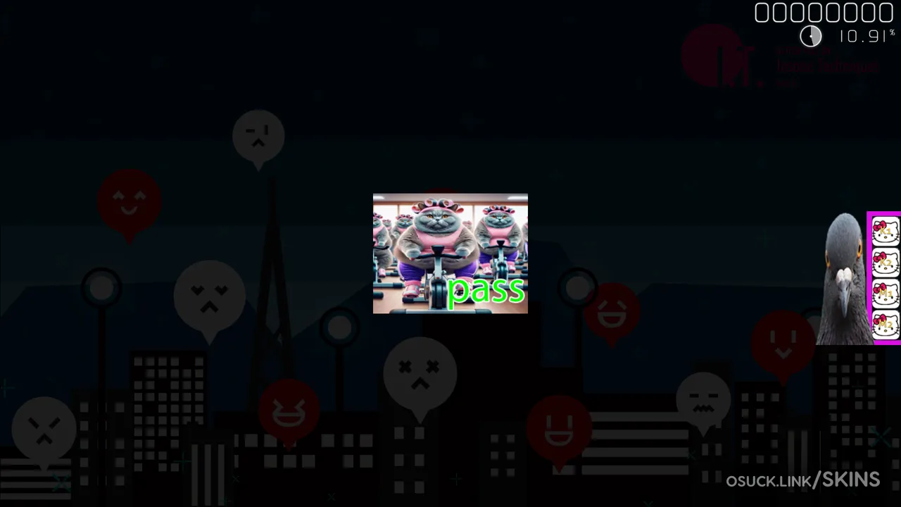 Screenshot of NyanPotato HDDT (Hello Kitty x Pigeon ver.) v1.0