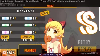 Shinobu osu skin,Shinobu osu skin,shinobu oshino osu skin,monogatari osu skin,