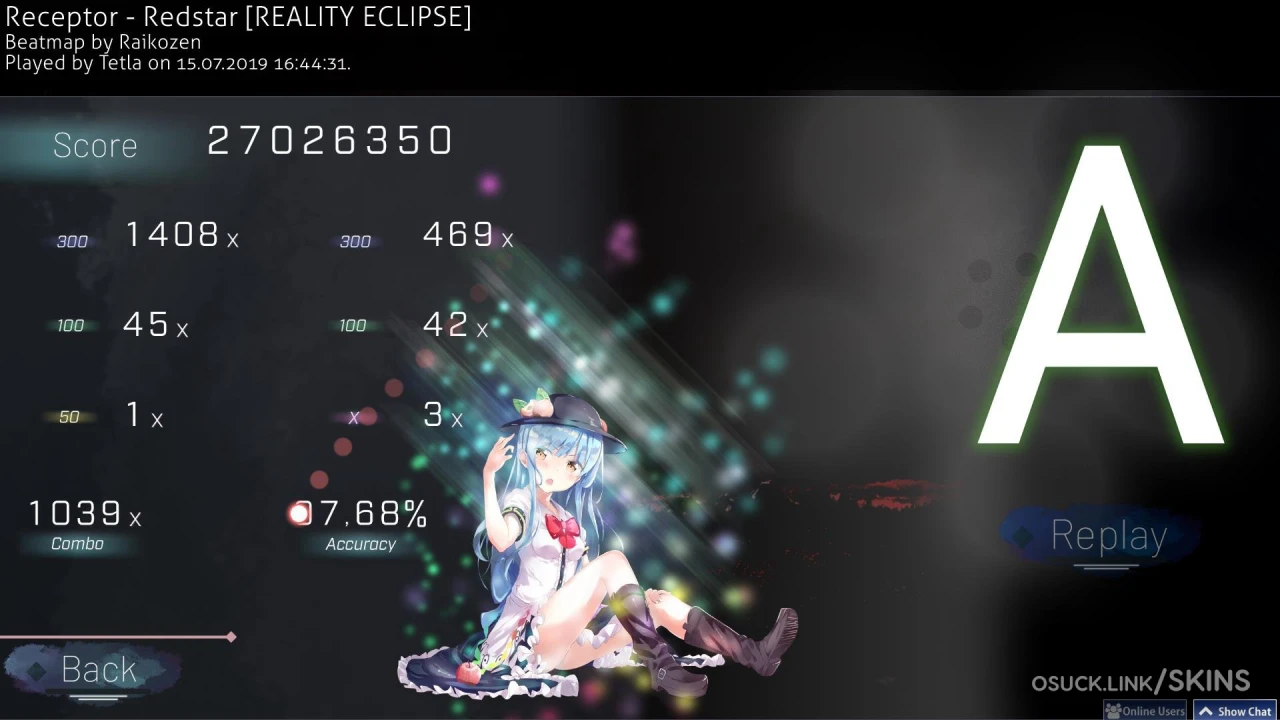Screenshot of Clinawi (Tenshi Skin Touhou) v1.0