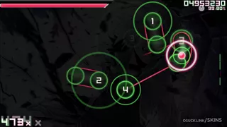 A Neon Watermelon osu skin