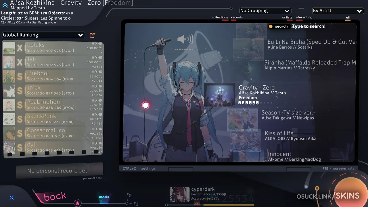 osu! deskmat skin 1.0 — screenshot 4