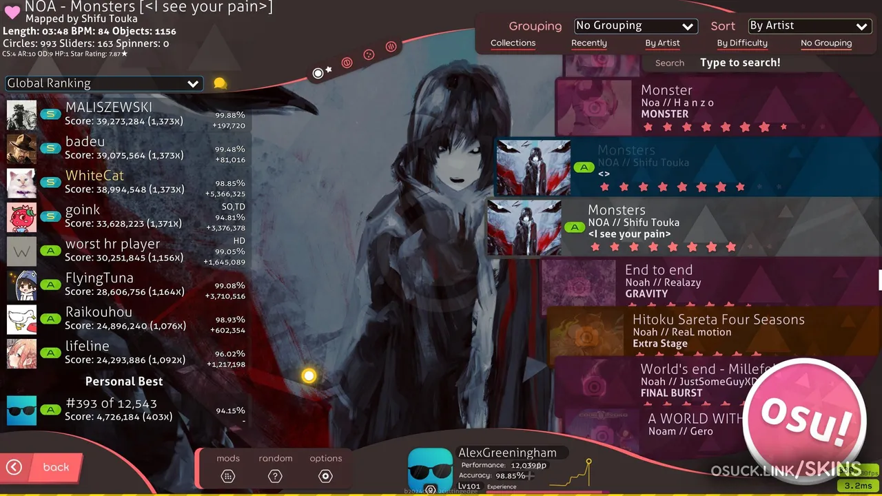 osu!faithful (Coloured + DT) 2.1 — screenshot 8