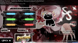 PPcat osu skin,PPcat osu skin,black and white osu skin,