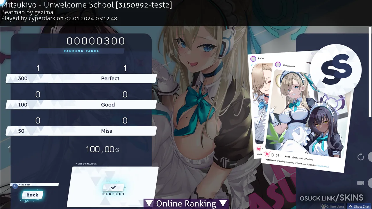 Screenshot of Asu-Rina (Redo & sigma) v02.01.2024
