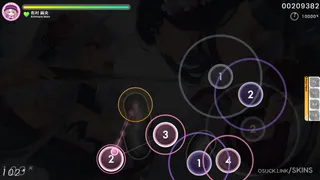 Gakuen Mao osu skin