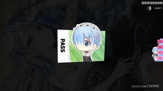 Paper Rem osu skin,Paper Rem osu skin,re:zero osu skin,