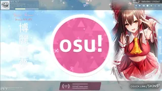 Reimu osu skin,Reimu osu skin,