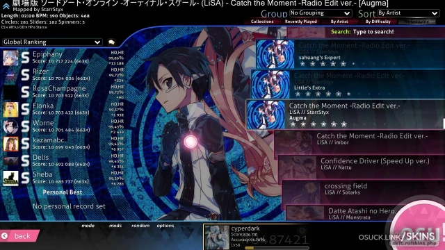 - Selyu - Cookiezi Mix (red cursor) v1.0 screenshot
