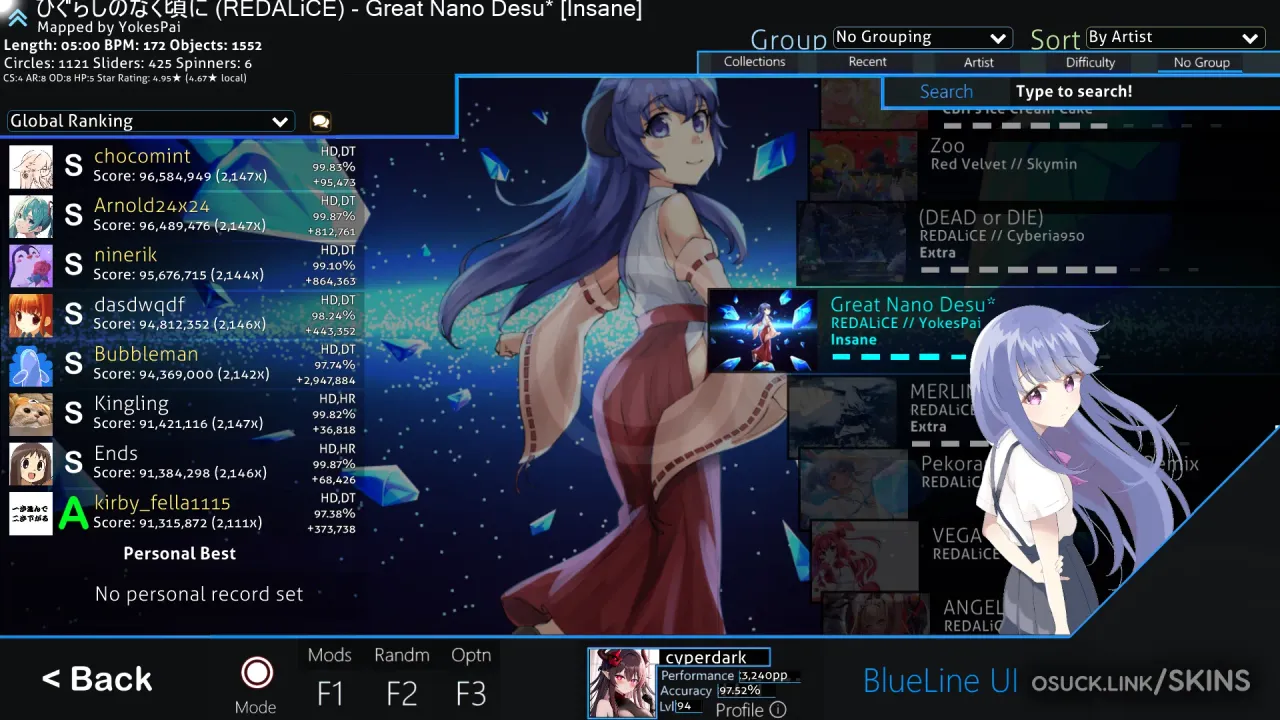 BlueLine UI 2.2 — screenshot 2