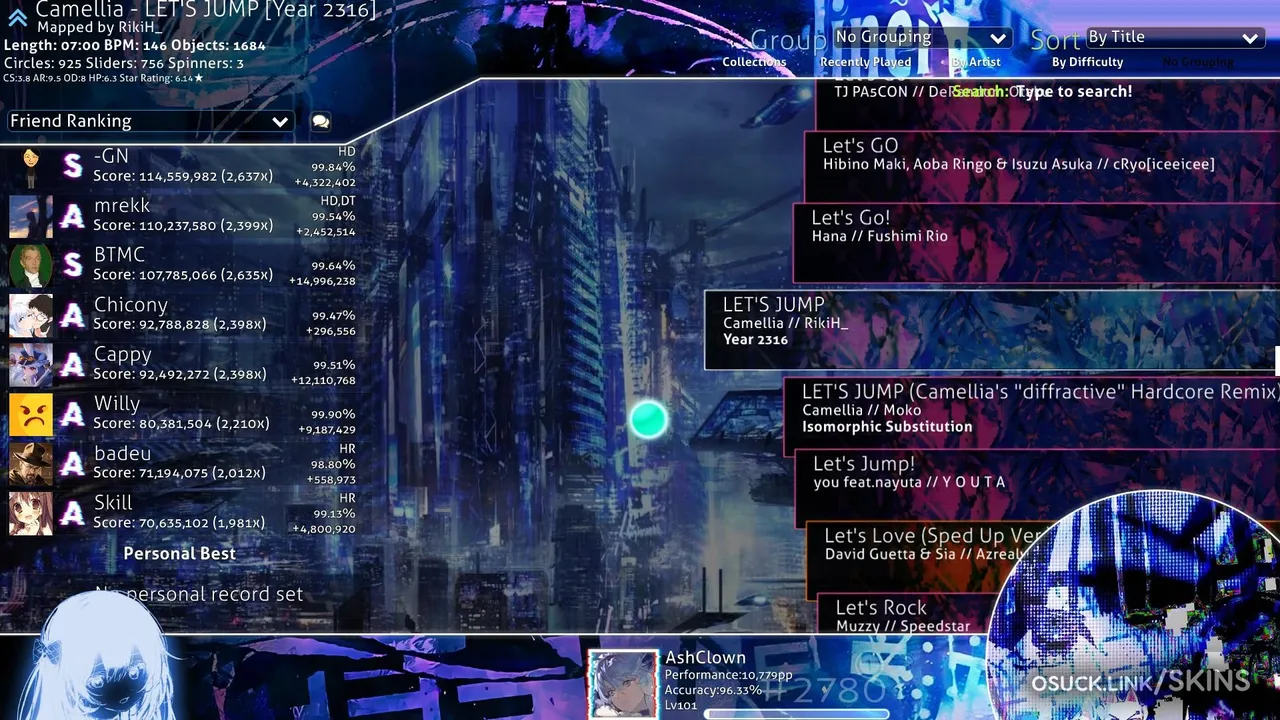 Screenshot of breakcore v1.0