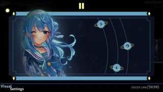 (D) 星街すいせい Stellar into the Galaxy osu skin,(D) 星街すいせい Stellar into the Galaxy osu skin,hoshimachi suisei osu skin,vtuber osu skin,hololive osu skin,