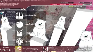 Shirokuma シロクマ osu skin,Shirokuma シロクマ osu skin,
