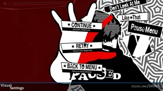 Persona 5 osu skin,Persona 5 osu skin,