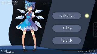 (Touhou Project) Cirno osu skin,(Touhou Project) Cirno osu skin,touhou project osu skin,