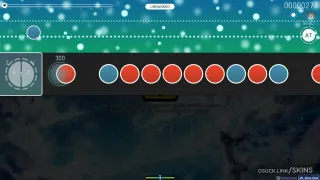 Snowy Circles osu skin,Snowy Circles osu skin,minimalistic osu skin,