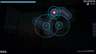 Dark Minimal osu skin
