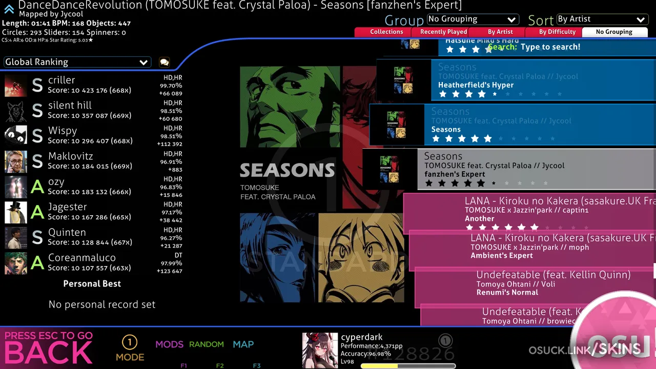 Screenshot of HueShift v1.1