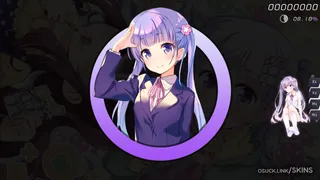 Aoba Style osu skin,Aoba Style osu skin,aoba suzukaze osu skin,new game! osu skin,