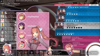 DOKI DOKI LITERATURE CLUB! osu skin,DOKI DOKI LITERATURE CLUB! osu skin,doki doki literature club! osu skin,