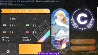 Gakuen Kotone osu skin,Gakuen Kotone osu skin,