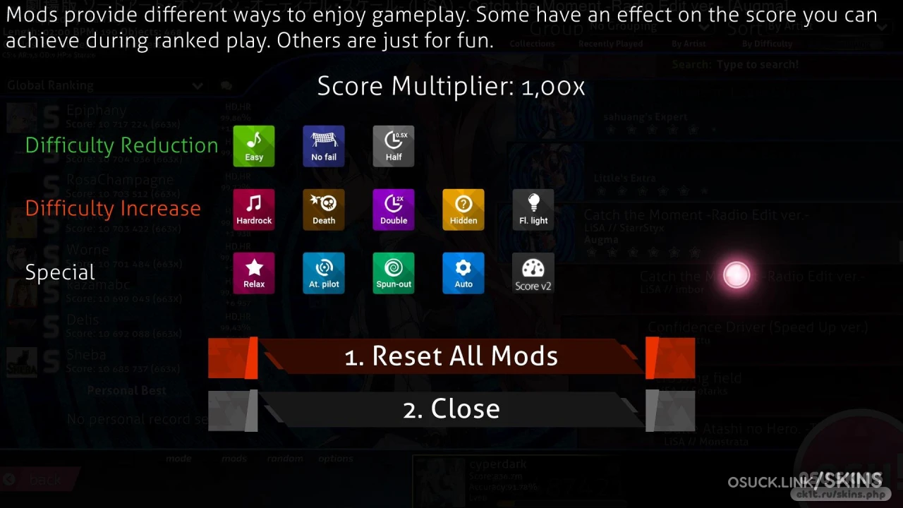 - Selyu - Cookiezi Mix (red cursor) — screenshot 2