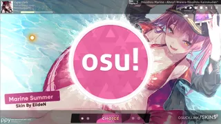 MarineSummer osu skin,MarineSummer osu skin,houshou marine osu skin,vtuber osu skin,hololive osu skin,