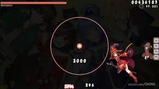 Megumin Explosion osu skin,Megumin Explosion osu skin,
