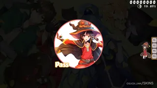Megumin Explosion osu skin,Megumin Explosion osu skin,