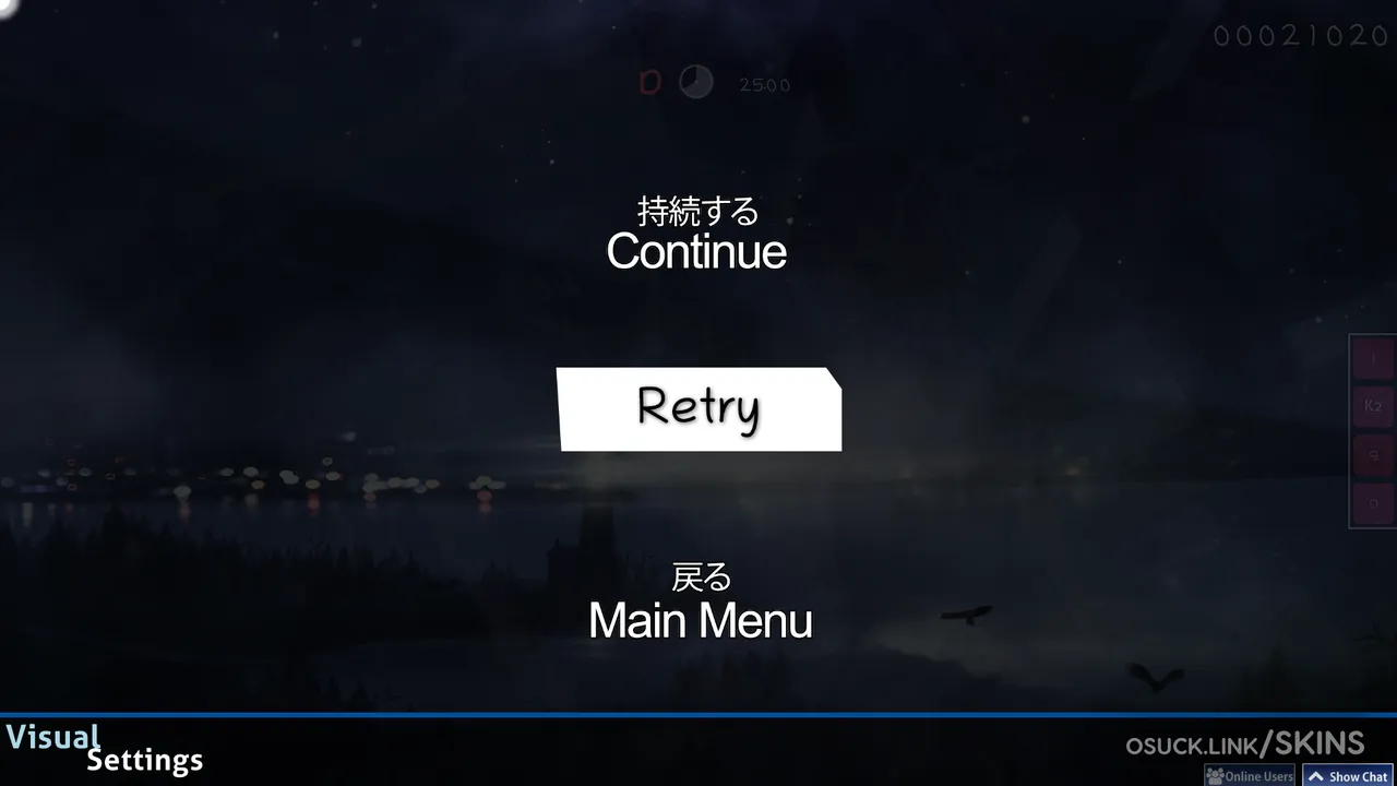 Screenshot of aetrnus v1.0