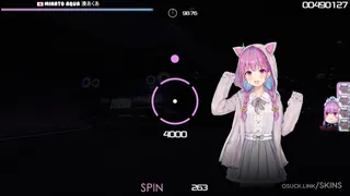 Minato Aqua osu skin,Minato Aqua osu skin,