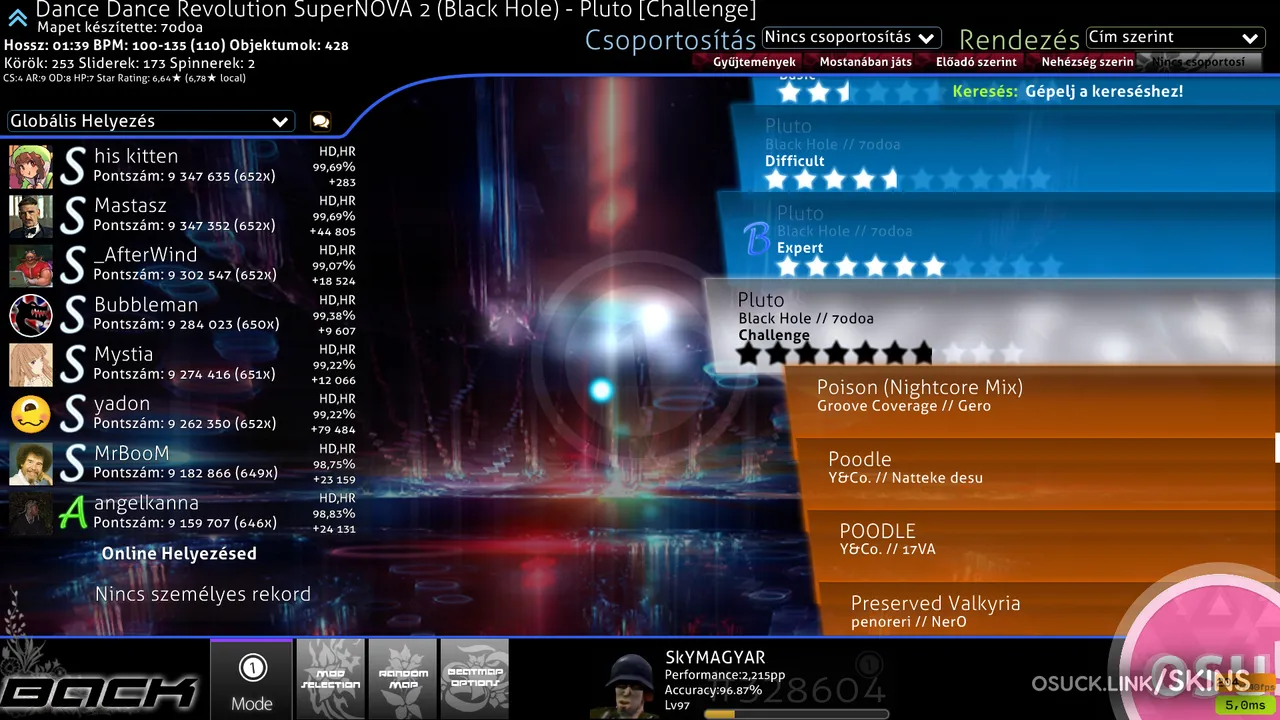 Screenshot of Cookiezi 2 (Refresh - @2x upscale) v1.0