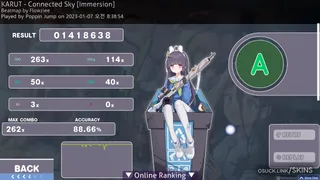 Blue Archive - Kasumizawa Miyu osu skin,Blue Archive - Kasumizawa Miyu osu skin,blue archive osu skin,kasumizawa miyu osu skin,contest-5 osu skin,