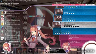 DOKI DOKI LITERATURE CLUB! osu skin,DOKI DOKI LITERATURE CLUB! osu skin,doki doki literature club! osu skin,