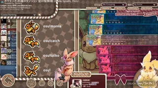 Fluffieevee osu skin,Fluffieevee osu skin,pokemon osu skin,eevee osu skin,