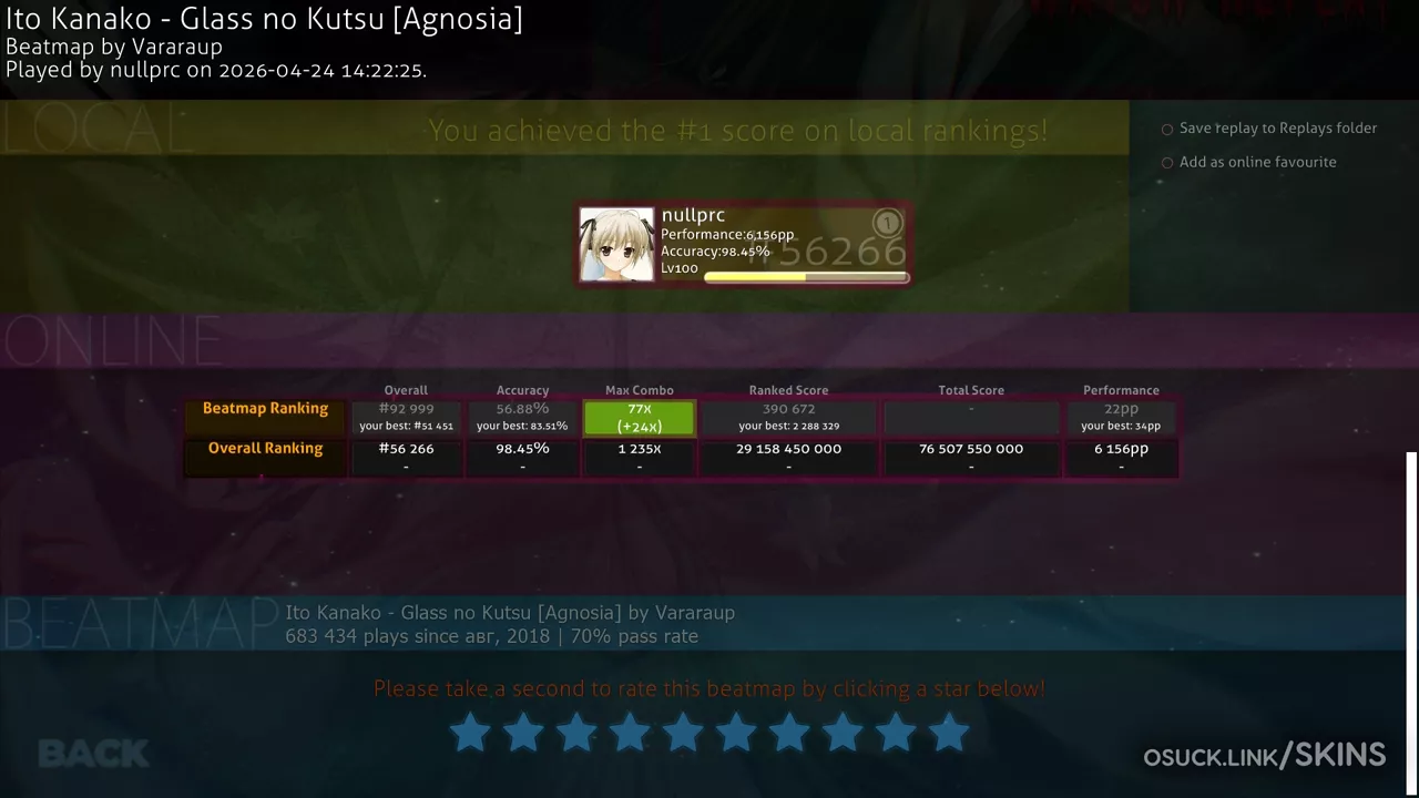 nullprc skin (saya no uta) 2 — screenshot 13