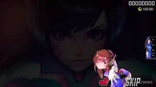 D.Va NERF THIS! osu skin,D.Va NERF THIS! osu skin,d.va osu skin,overwatch osu skin,