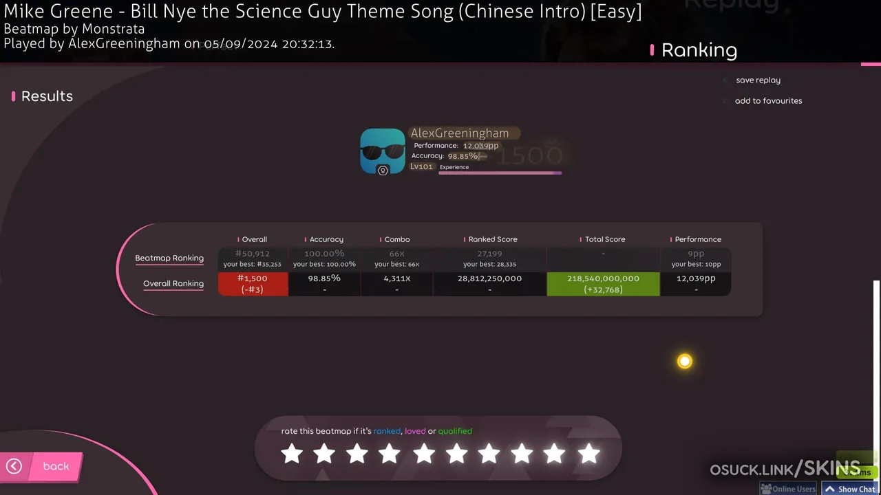 osu!faithful (Coloured + DT) 2.1 — screenshot 10