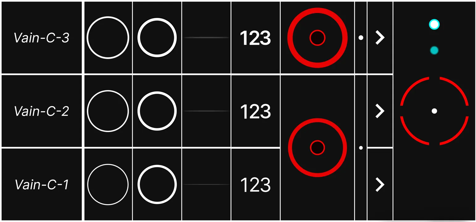 Screenshot of Vain (Cyan cursor) v1.1