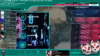 SHINOBI osu skin,SHINOBI osu skin,