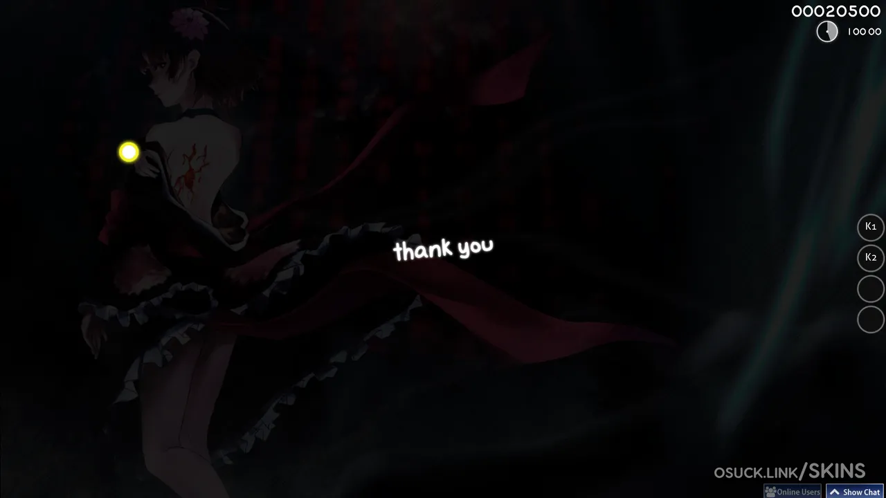 Screenshot of thank yourself v1.0