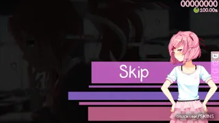 Natsuki (DDLC) osu skin,Natsuki (DDLC) osu skin,