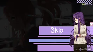 Yuri (DDLC) osu skin,Yuri (DDLC) osu skin,