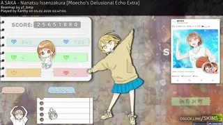 - Kano Chinatsu - osu skin,- Kano Chinatsu - osu skin,blue box osu skin,chinatsu kano osu skin,ao no hako osu skin,