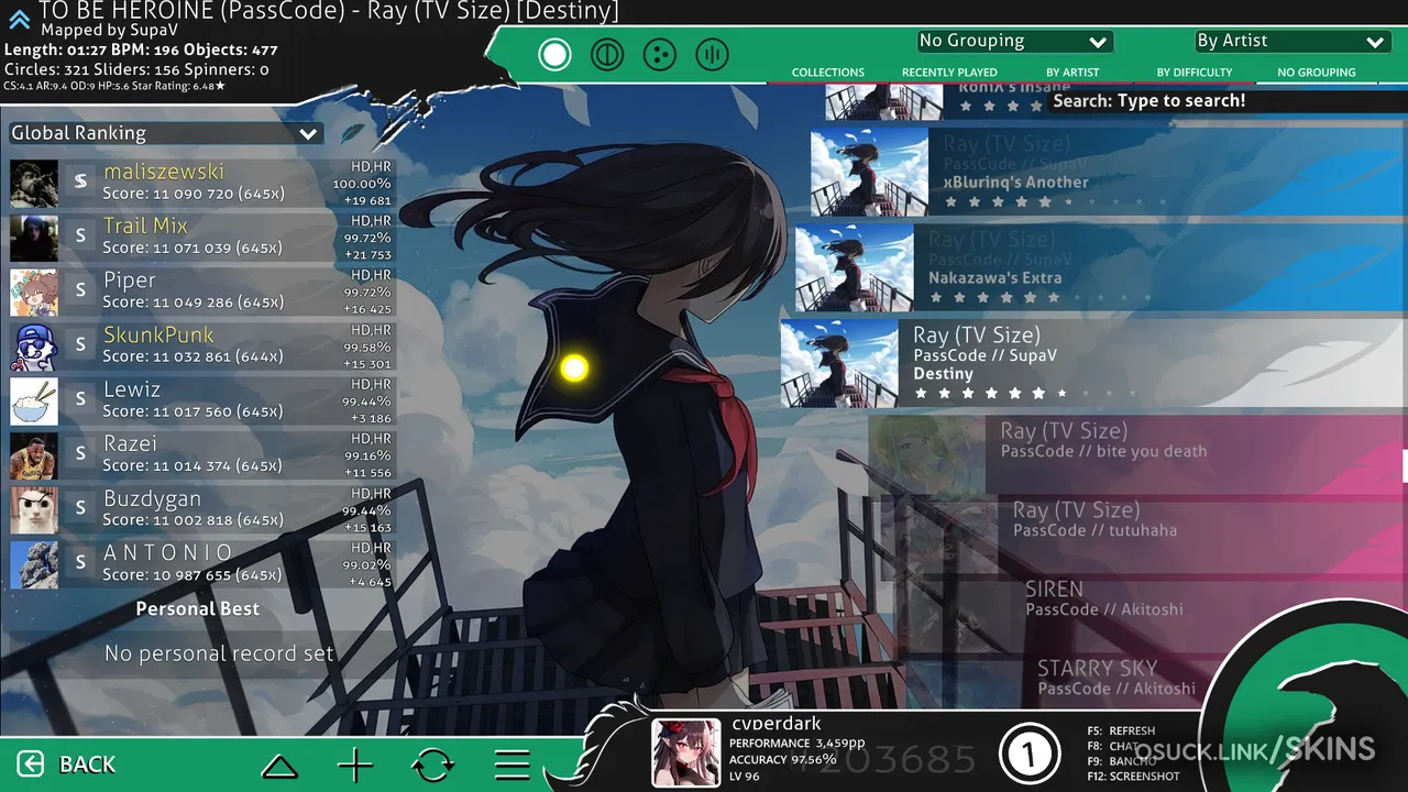 Screenshot of RAVENHUE (8 colors) v1.3