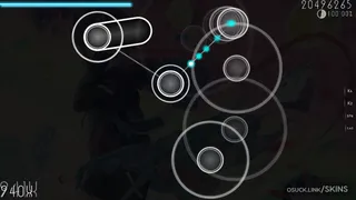 BlackSimplistic osu skin,BlackSimplistic osu skin,simple osu skin,
